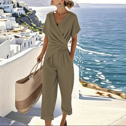 Kimberly™ Elegant Wrap-Front Two-Piece Set for Women 3
