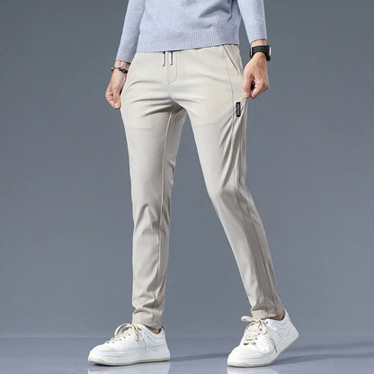 Savoni Slim Fit Cotton Pants — Breathable Straight-Leg Trousers 2