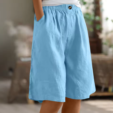 Renee™ Comfort Shorts — Relaxed Fit Elastic Waist Women's Shorts 7