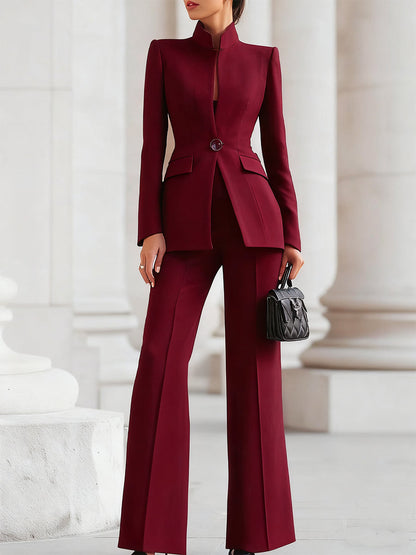 Sharie | Elegant Suit Set with Tailored Blazer & Trousers | Versatile Style for Any Occasion
