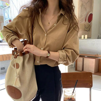 Oversized Elegance Blouse for Women — 4 Colors, Sizes XS–L 2