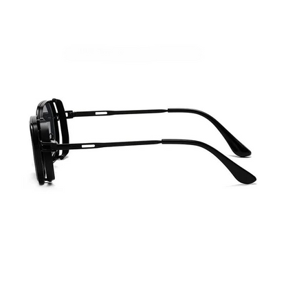 Vintage Steampunk Sunglasses with Polarized Lenses | Durable Aluminum Frame for Ultimate UV Protection