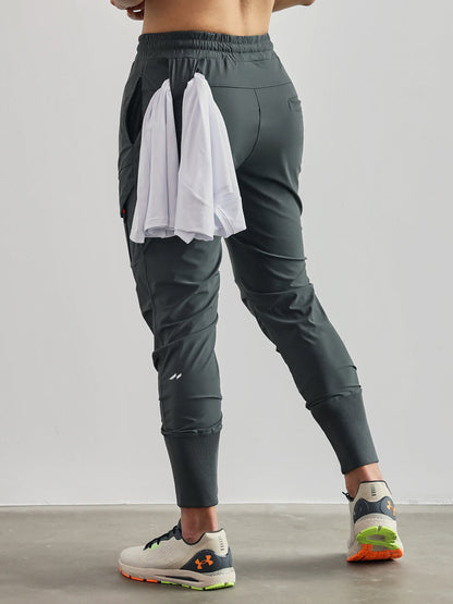 Men's Athletic Training Pants — Stretch Moisture-Wicking Fit 14