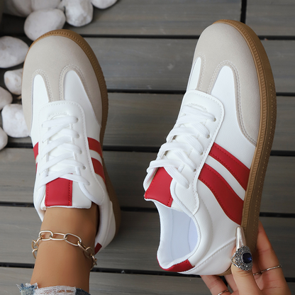 Zippa Retro Sneakers | Lightweight Leather & Suede Design with Cushioned Soles | Street-Ready Comfort