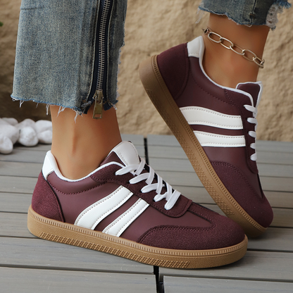 Zippa Retro Sneakers | Lightweight Leather & Suede Design with Cushioned Soles | Street-Ready Comfort