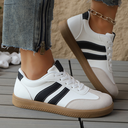 Zippa Retro Sneakers | Lightweight Leather & Suede Design with Cushioned Soles | Street-Ready Comfort