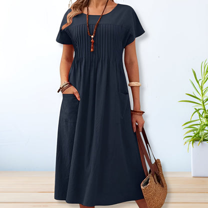 Jacqueline™ Relaxed Fit Day Dress with Pockets — Mid-Length 3
