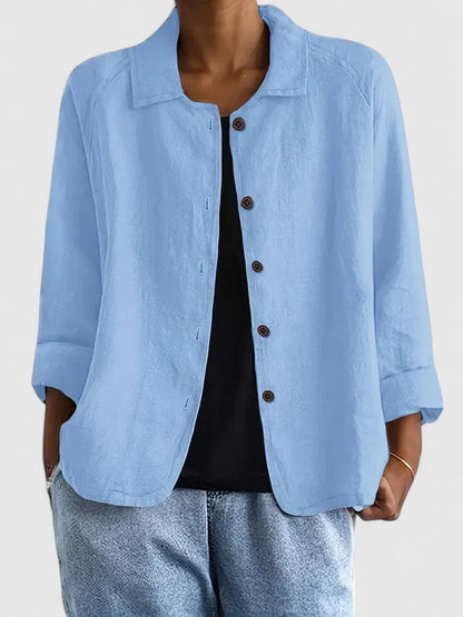 Women's Loose Fit Open-Front Layering Top — 13 Colors 9
