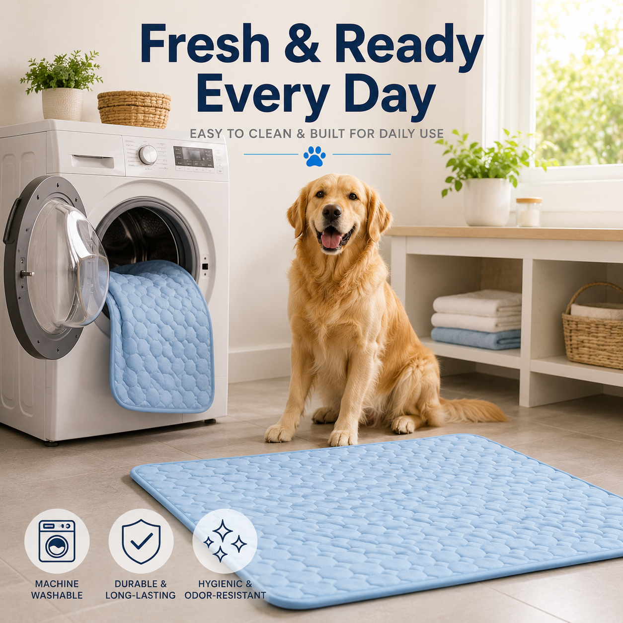 ChillPaws Cooling Pet Mat — Extra Large Bed for Dogs & Cats 7