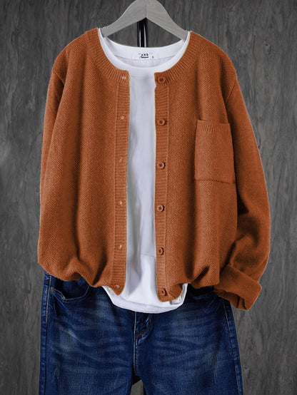 Women's Relaxed Oversized Knit Cardigan — Open Front Sweater 15