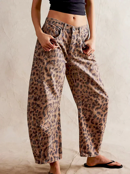 Women's Baggy Jeans — Relaxed Wide Leg Fit Multi Color 7