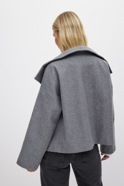 Women's Vintage Double-Breasted Short Coat — Classic Fit 9