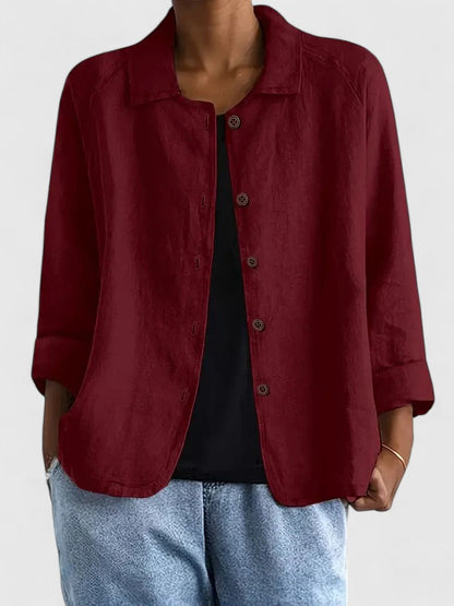 Women's Loose Fit Open-Front Layering Top — 13 Colors 10