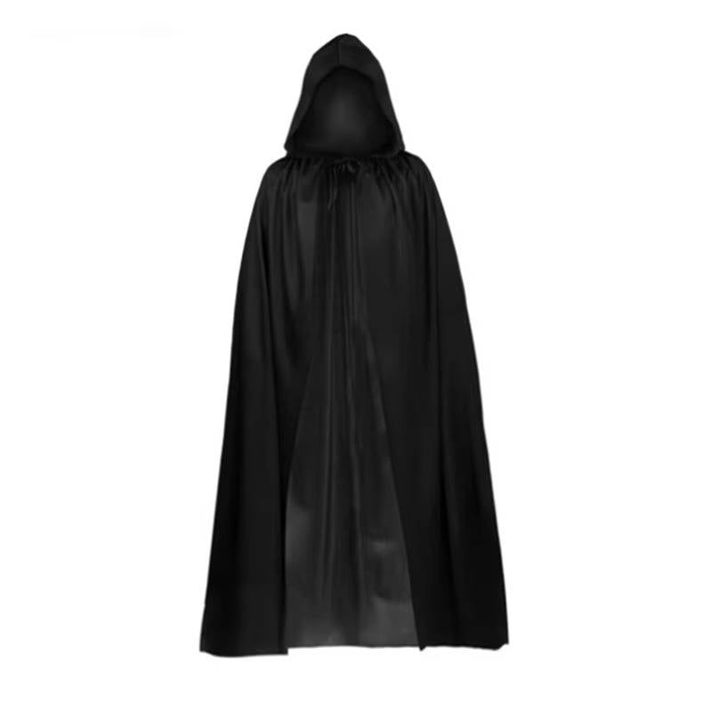 Hooded Halloween Cape Costume — Spooky Adjustable Hood 8