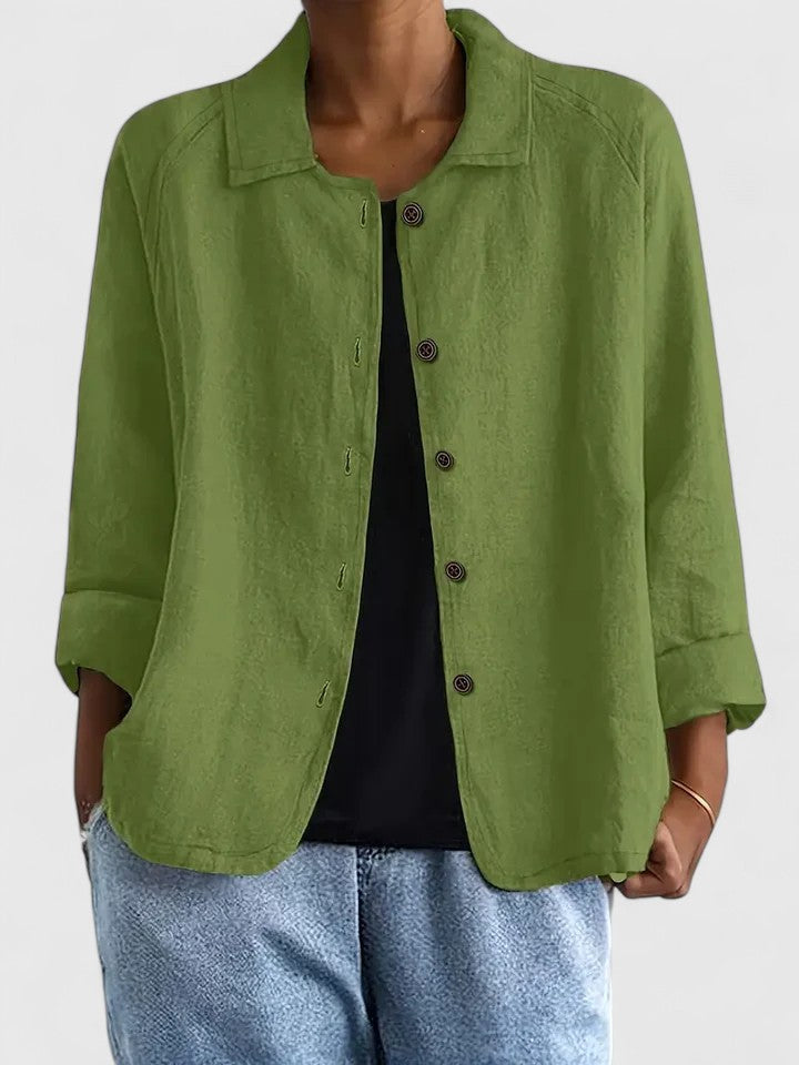 Women's Loose Fit Open-Front Layering Top — 13 Colors 12