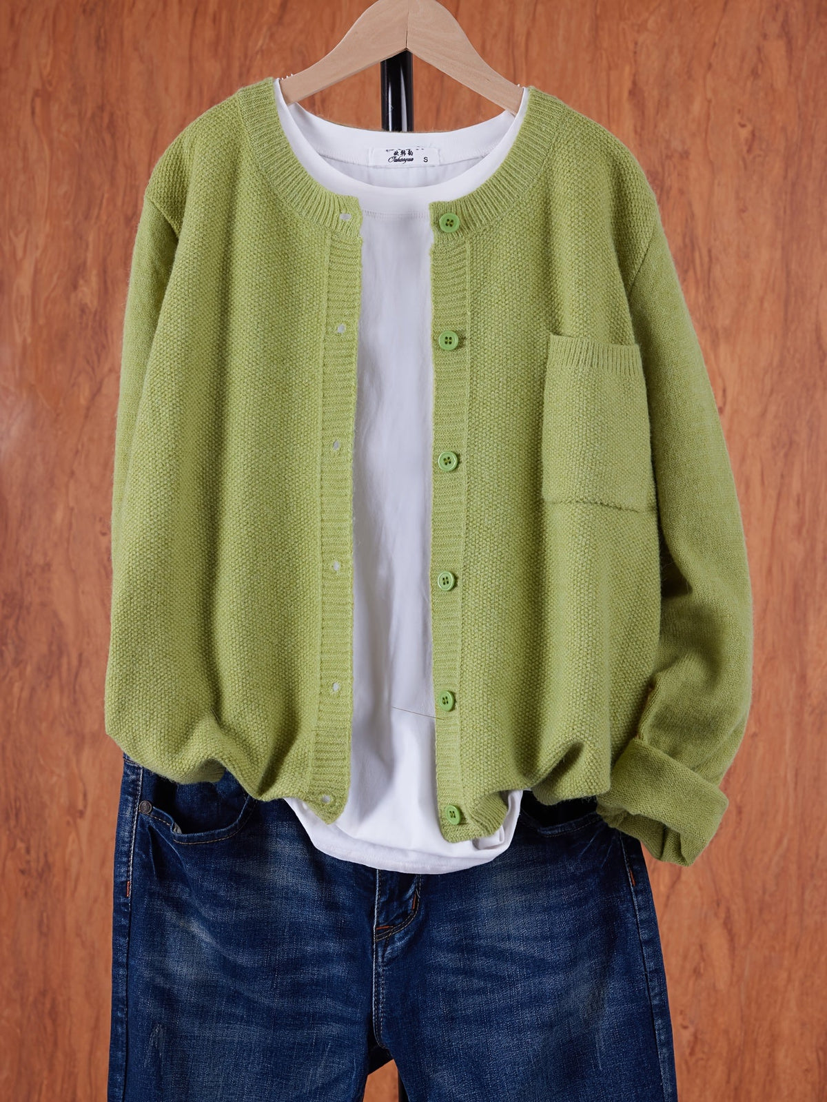 Women's Relaxed Oversized Knit Cardigan — Open Front Sweater 18