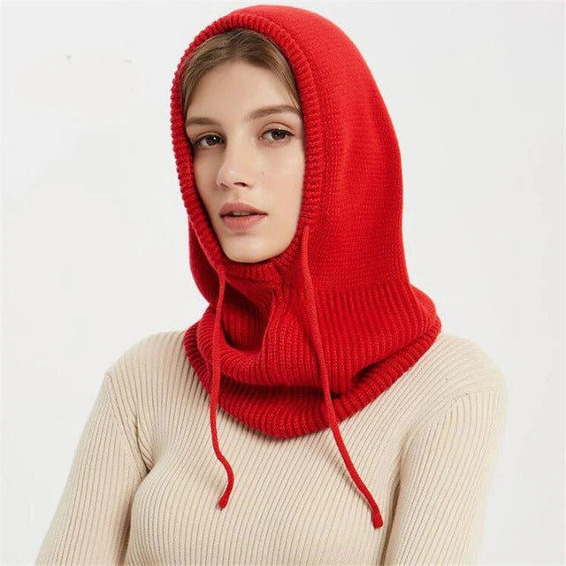 Cashmere-Blend Knit Beanie — Adjustable Drawstring Fit 2