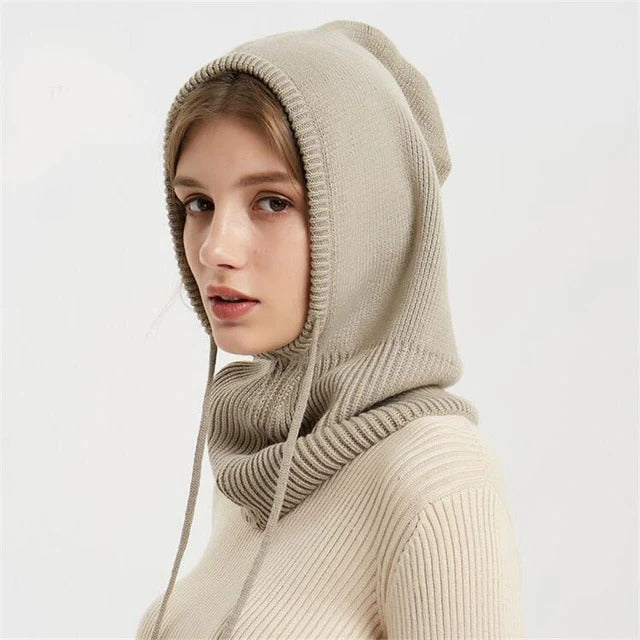 Cashmere-Blend Knit Beanie — Adjustable Drawstring Fit 7