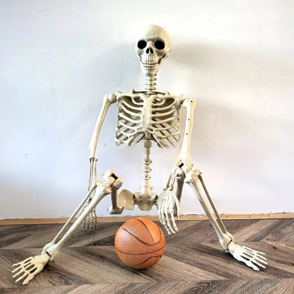 Life-Size Posable Skeleton Decoration — 67 in Indoor & Outdoor 1