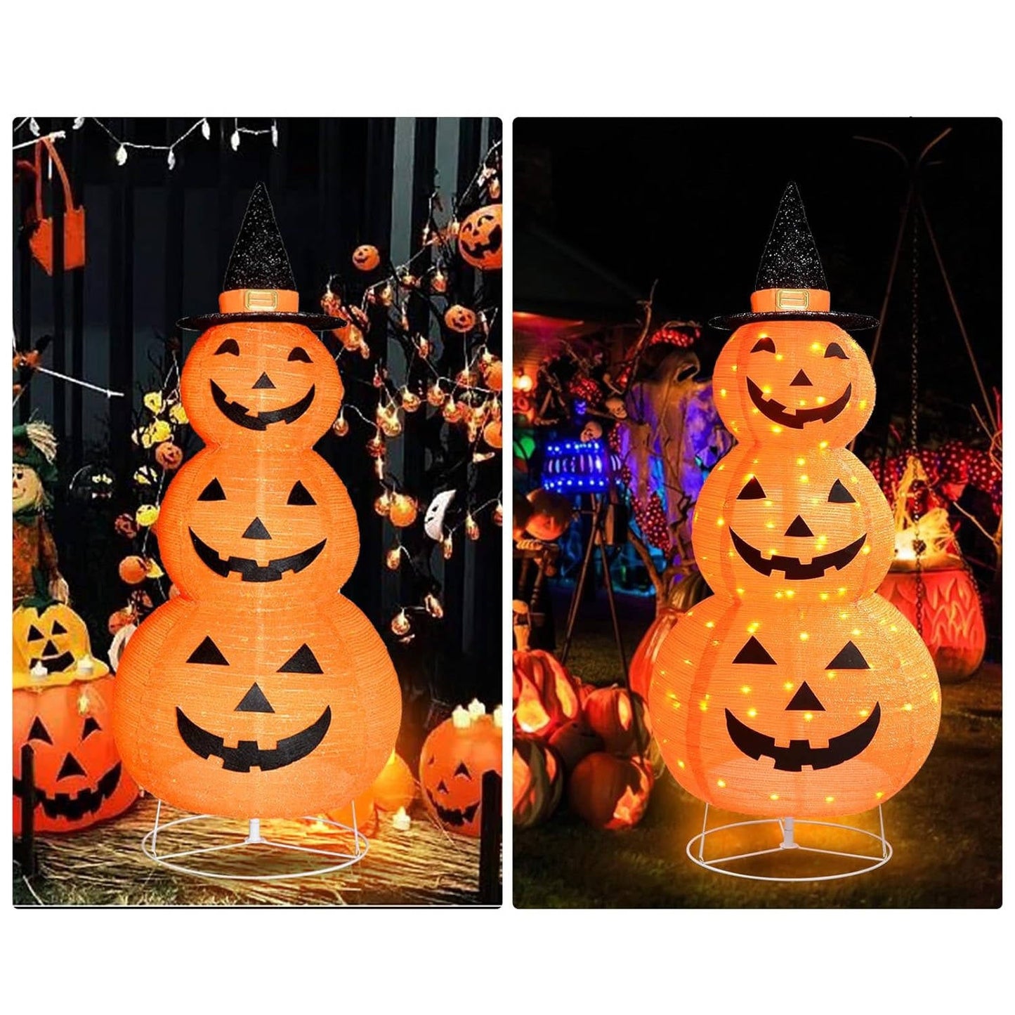 LED Halloween Pumpkin Decoration — 100 Lights & 8 Effects 5