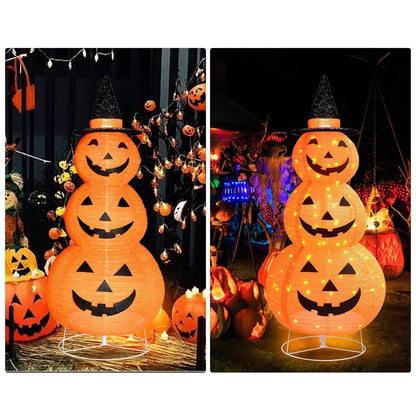 LED Halloween Pumpkin Decoration — 100 Lights & 8 Effects 5