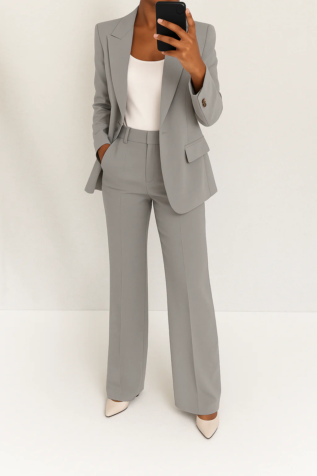 Julie™ Two-Piece Women's Suit — Tailored Blazer & Pants Set 2