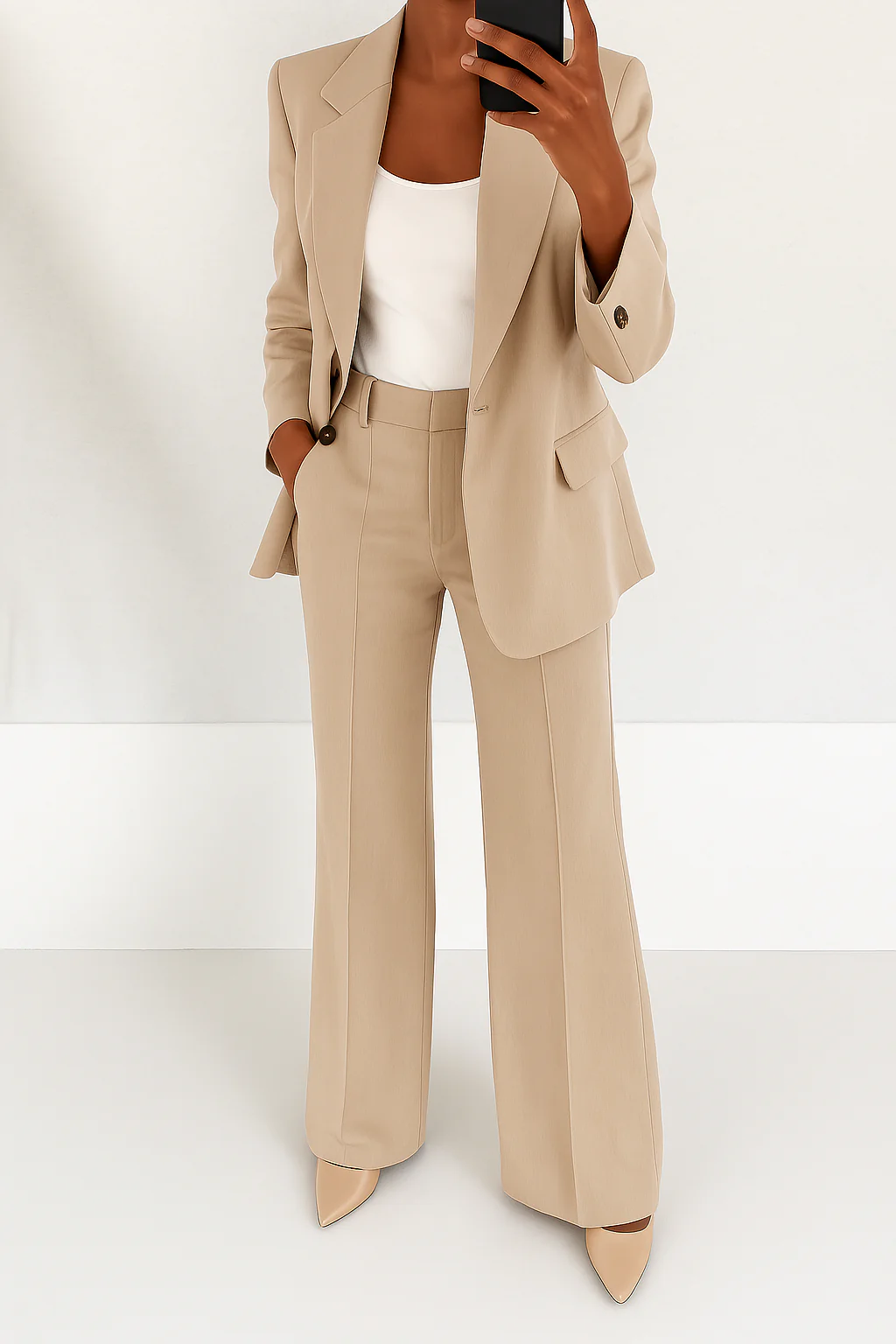 Julie™ Two-Piece Women's Suit — Tailored Blazer & Pants Set 3
