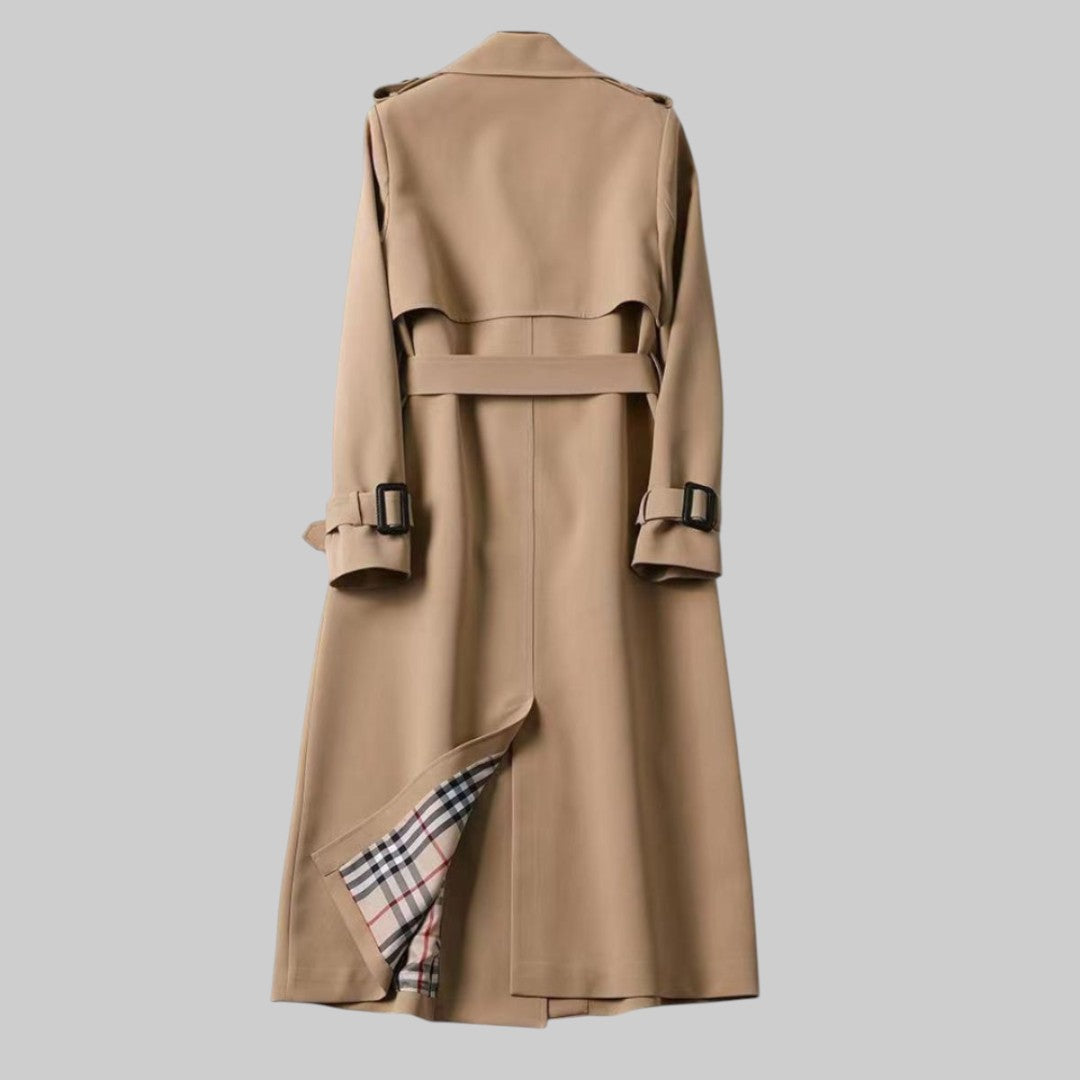 Women's Classic Belted Trench Coat — Tailored Silhouette 5