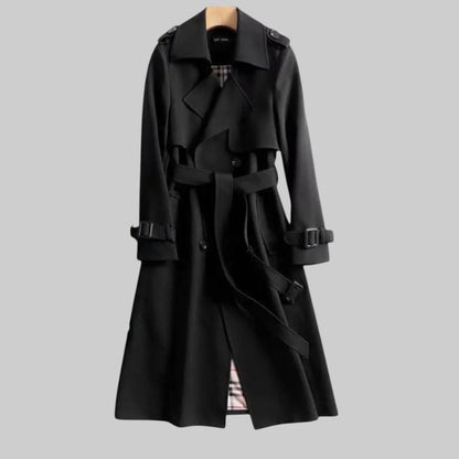 Women's Classic Belted Trench Coat — Tailored Silhouette 4