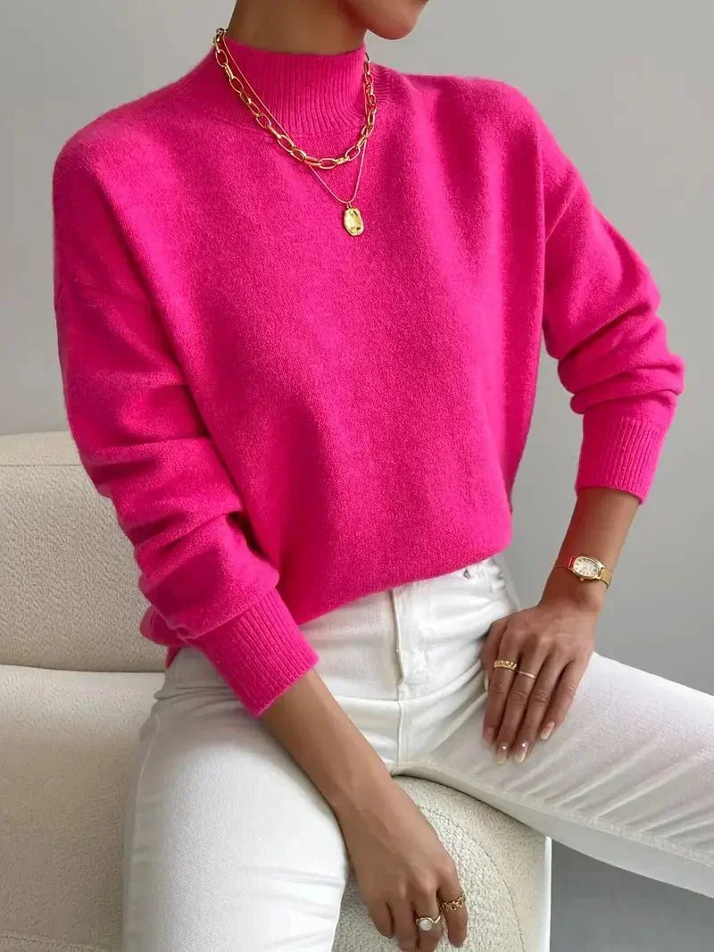 Women's Classic Fitted Turtleneck Sweater — Knit Top 7