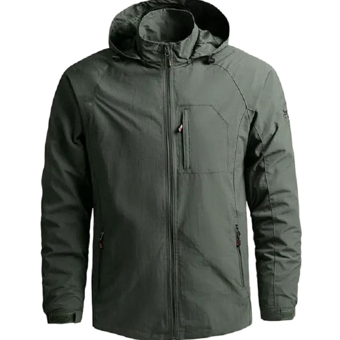 Men's Zip-Up Street Jacket — Stand Collar Urban Style 4