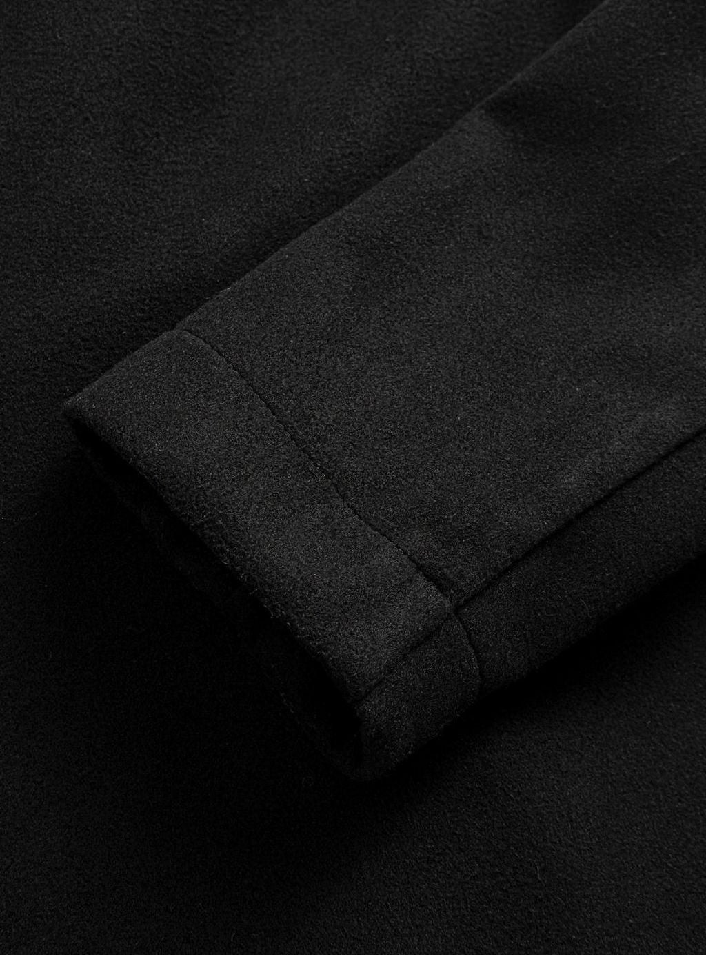 Men's Double-Breasted Tailored Wool Overcoat — Classic Fit 6