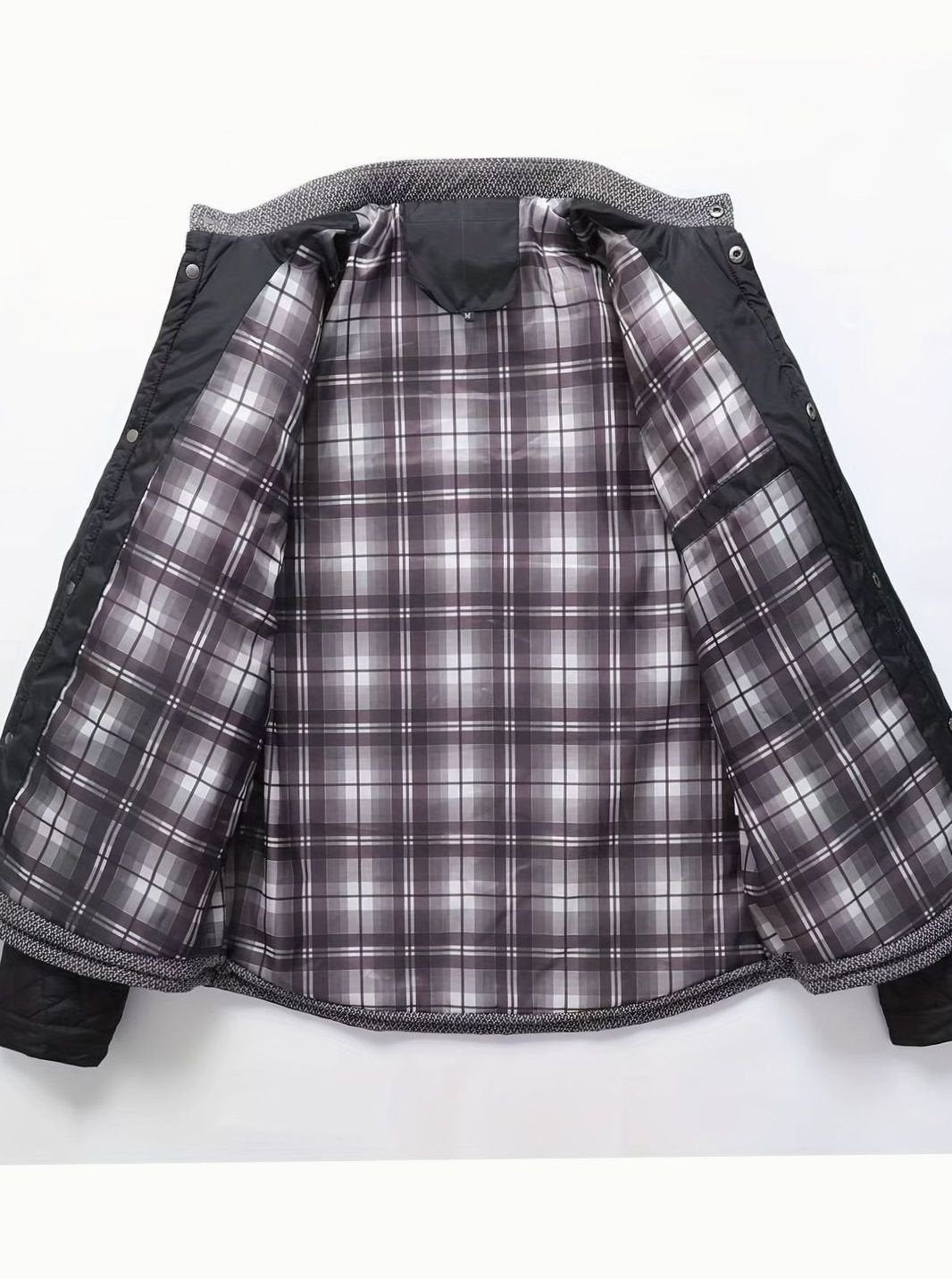 Men's Quilted Insulated Jacket — Two-Tone Stand Collar 9