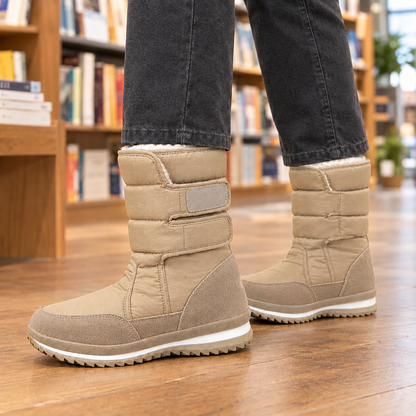 Quilted Winter Boots for Men with Wool Lining and Straps 5