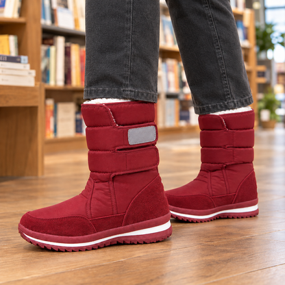 Quilted Winter Boots for Men with Wool Lining and Straps 6
