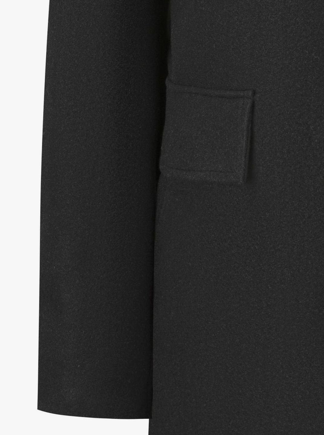 Men's Single-Breasted Tailored Wool Overcoat — Classic Fit 3