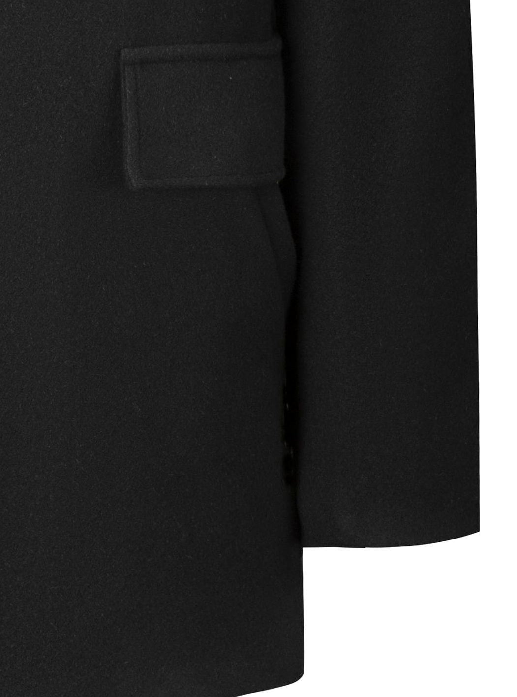 Men's Single-Breasted Tailored Wool Overcoat — Classic Fit 5