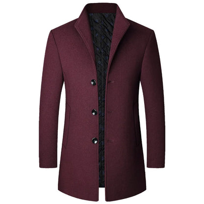 Men's Wool Winter Coat for Cold Weather, Tailored Fit 4
