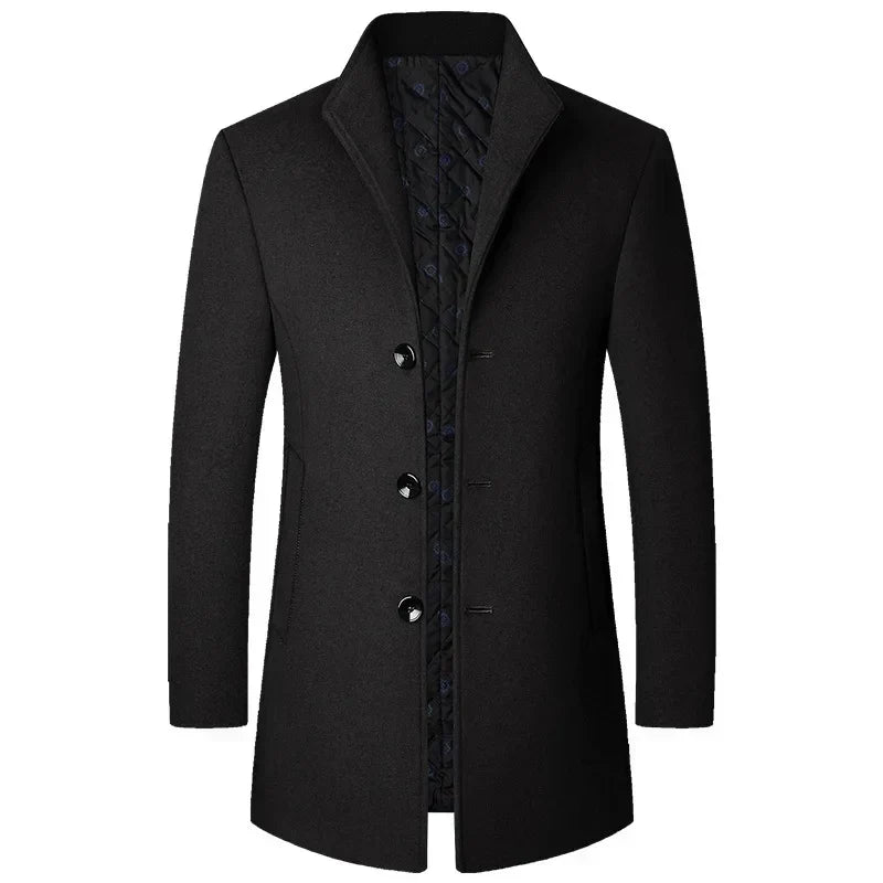 Men's Wool Winter Coat for Cold Weather, Tailored Fit 5