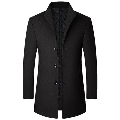 Men's Wool Winter Coat for Cold Weather, Tailored Fit 5