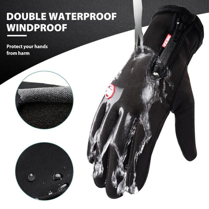 Fleece-Lined Thermal Winter Gloves — Unisex Cycling & Ski 4