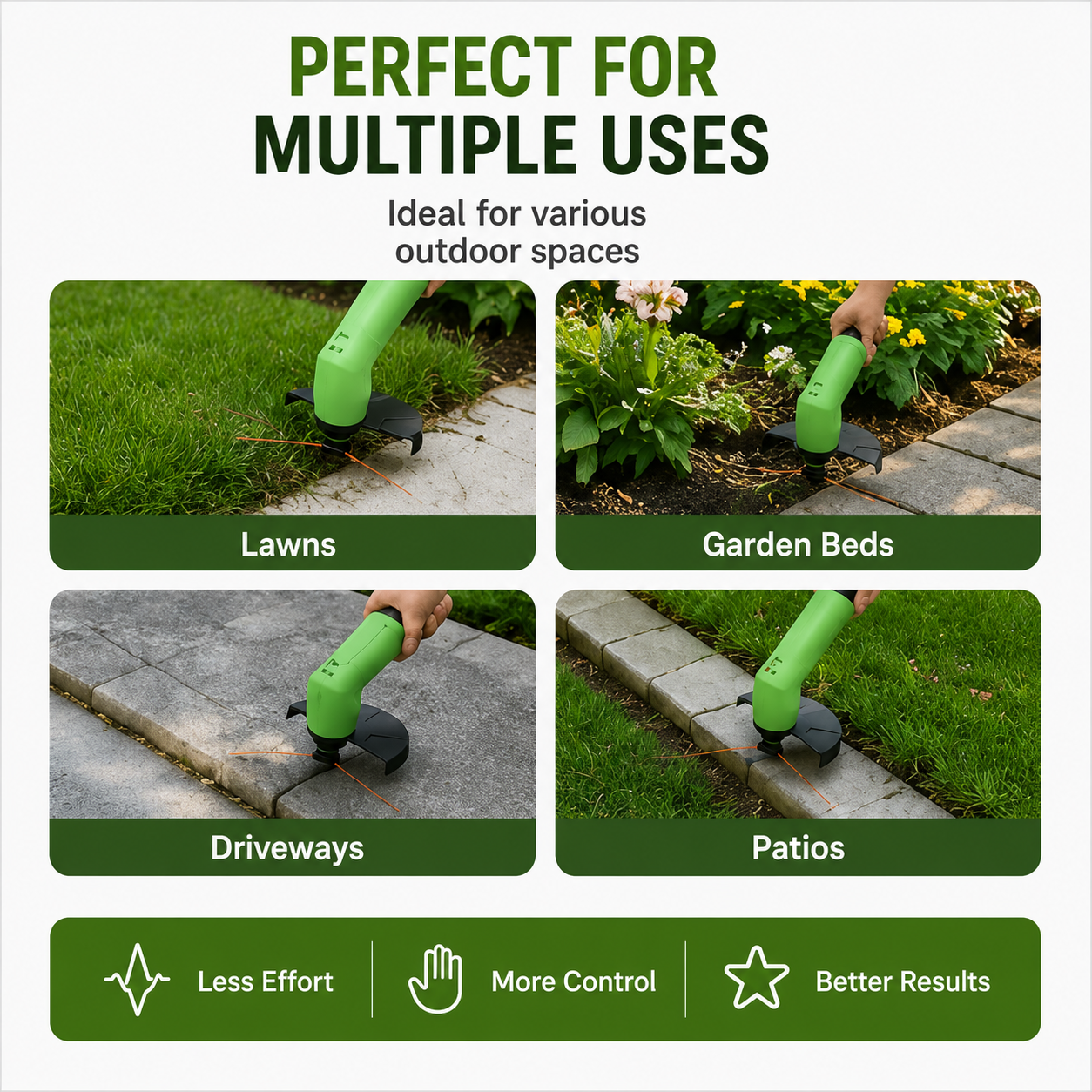 TrimMaster Cordless Mini Grass Trimmer — Lightweight Edger 4