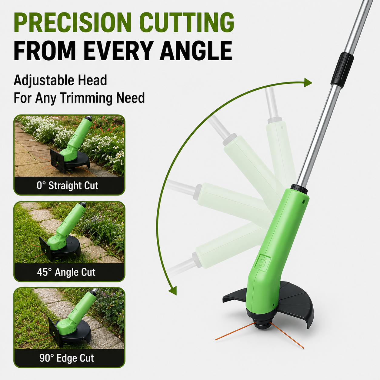 TrimMaster Cordless Mini Grass Trimmer — Lightweight Edger 8