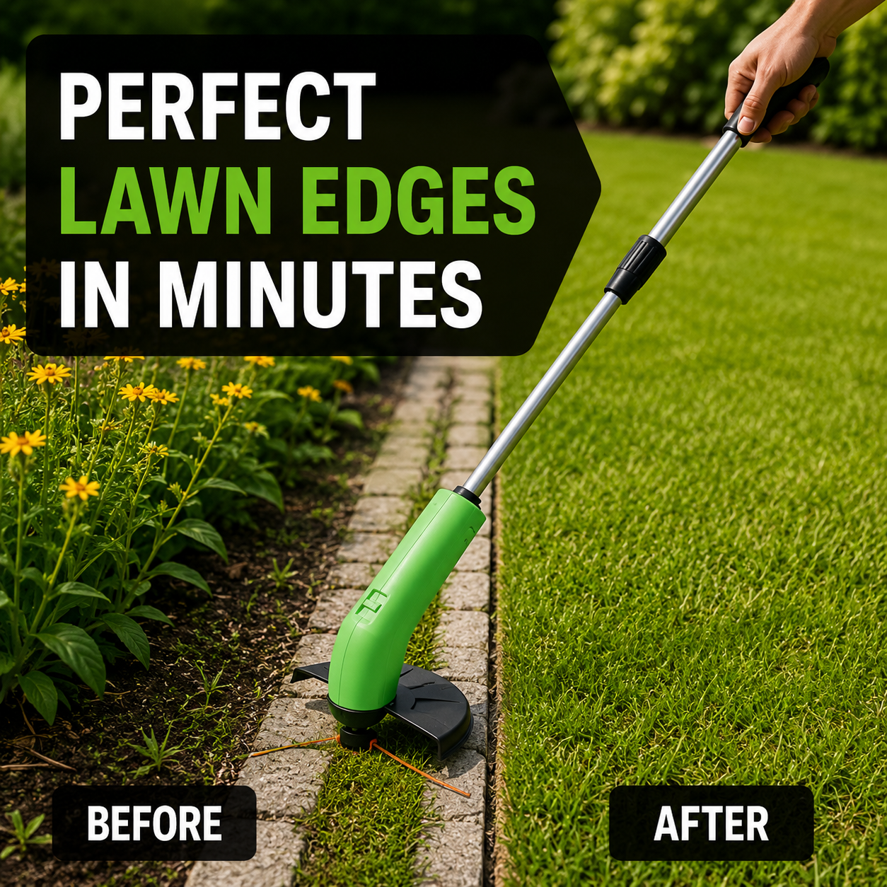 TrimMaster Cordless Mini Grass Trimmer — Lightweight Edger 3