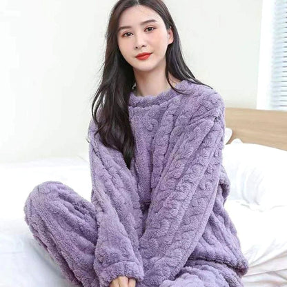 Women's Fleece Loungewear Set — Relaxed Fit Two-Piece 4