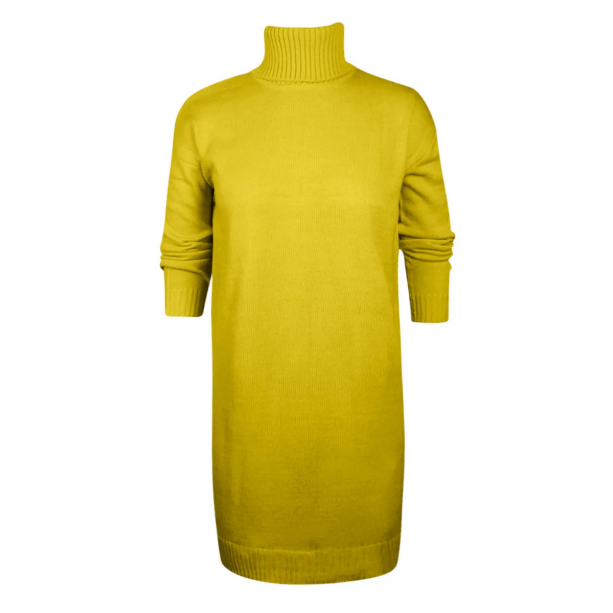 Knit Sweater Dress Women's Oversized Turtleneck Long Sleeve 7