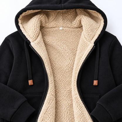 Women's Sherpa Lined Hoodie and Jogger Set Loungewear 4