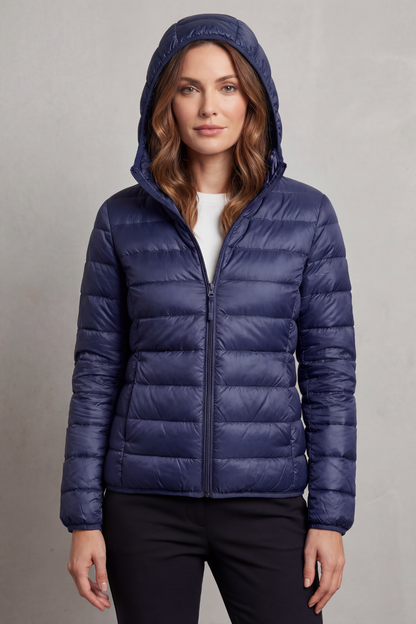 Women's Packable Hooded Puffer Jacket Ultra Light Coat 10