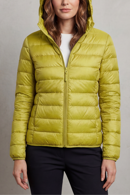 Women's Packable Hooded Puffer Jacket Ultra Light Coat 29