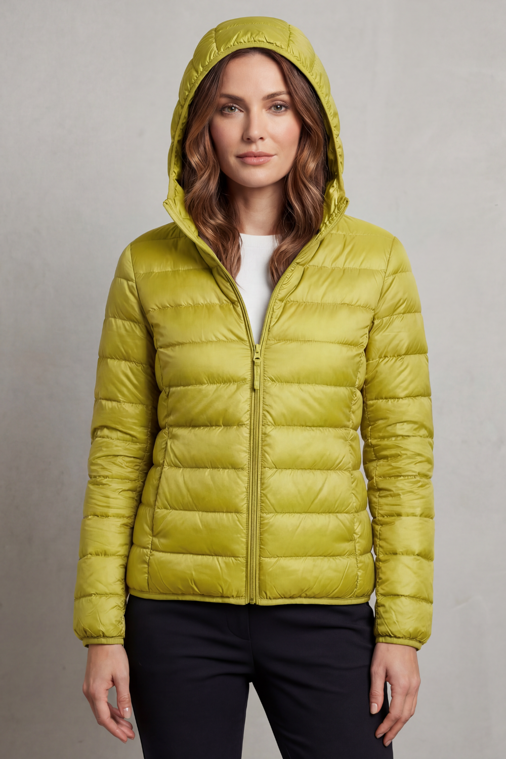 Women's Packable Hooded Puffer Jacket Ultra Light Coat 30